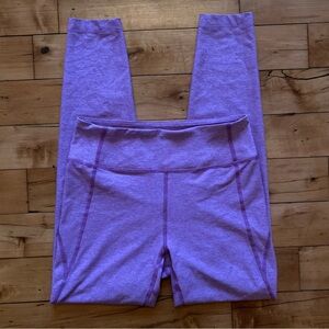💜 EUC Lavender OV Warm Up Leggings - Size Small